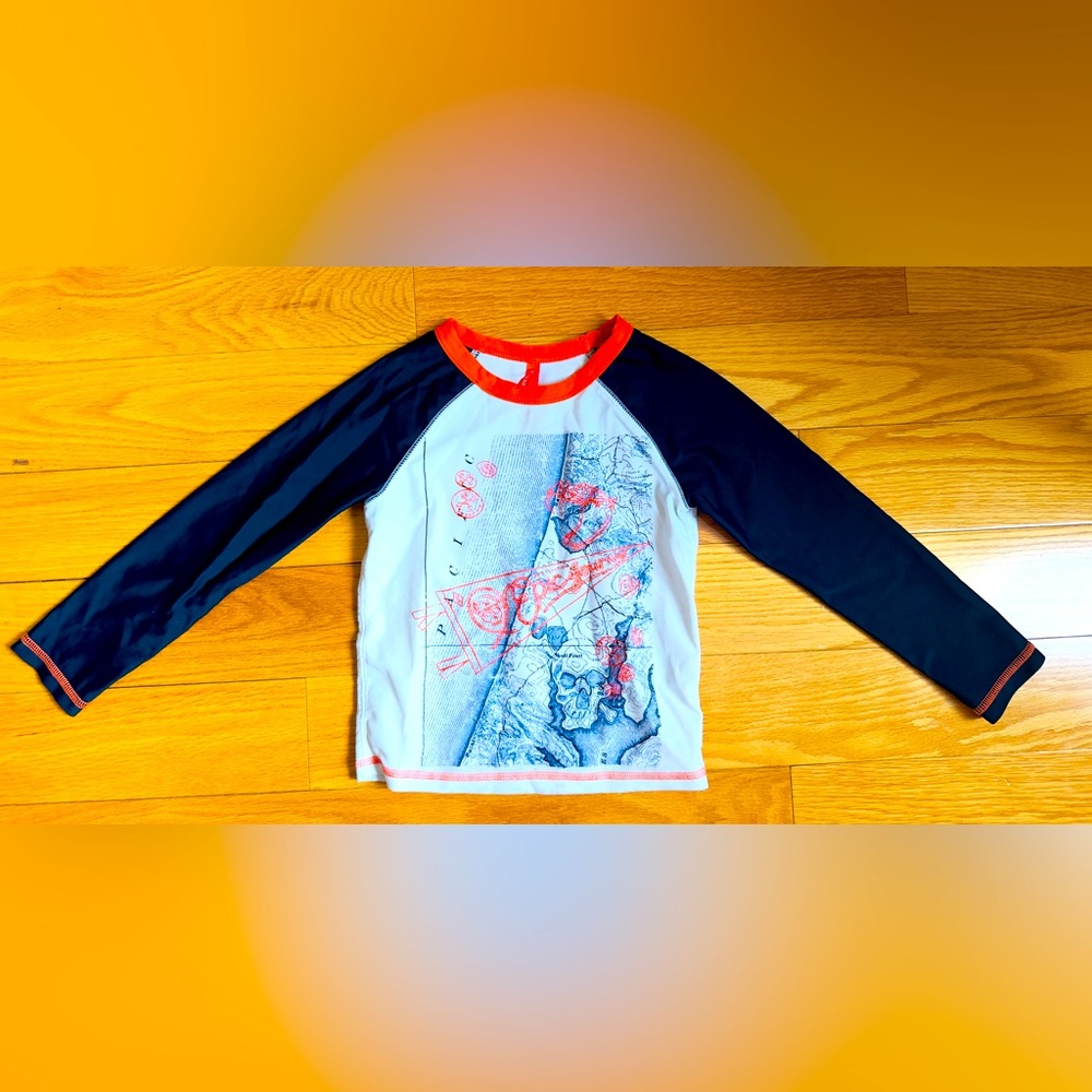 Joe Fresh Kids Swim Long Sleeve Rash Guard size 4T